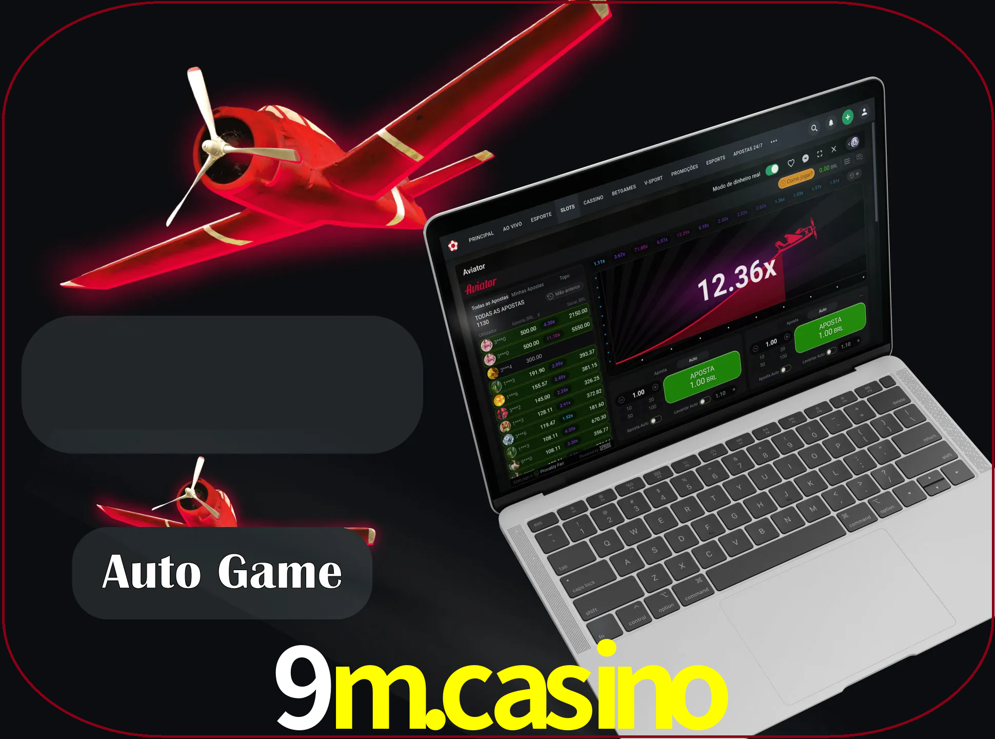No modo automático, os jogos apostam e sacam seu dinheiro automaticamente.