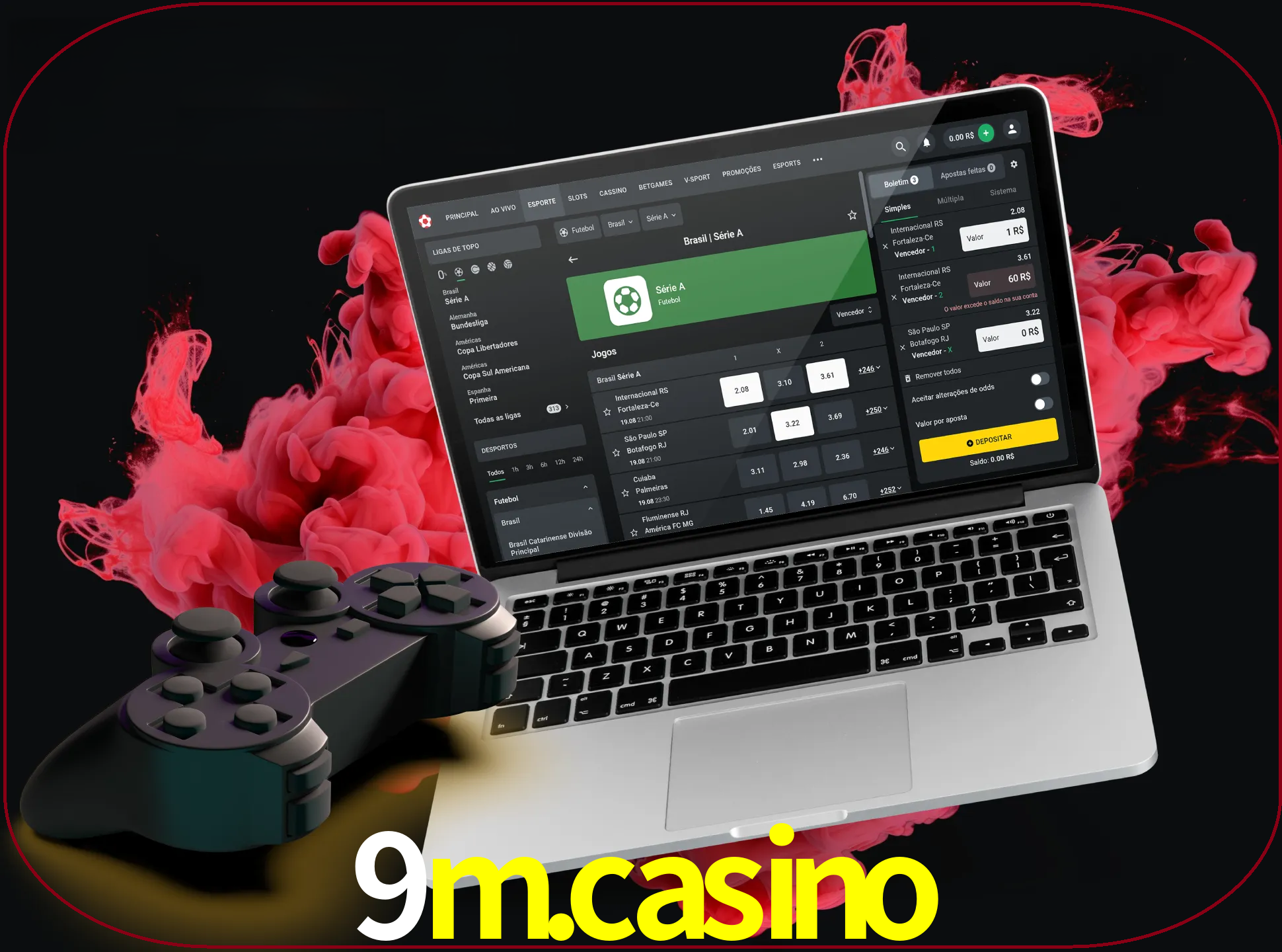 Visite a secção especial de jogos de vídeo em 9M.CASINO para descobrir em que jogos pode apostar e ganhar muito dinheiro.